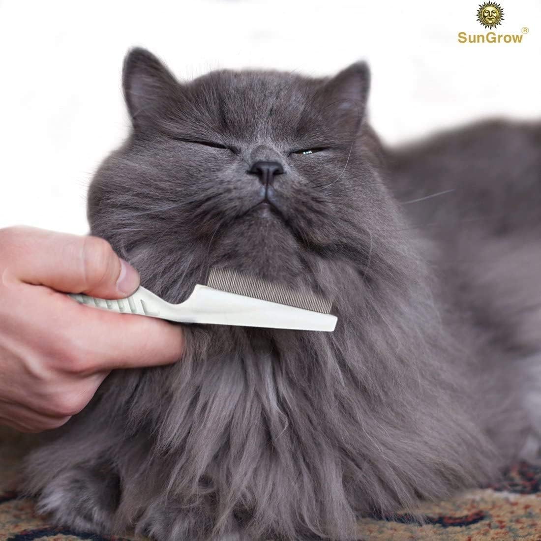 SunGrow Detangling Pet Comb for Dogs, Cats, Ferrets - Pet Detangling - image 2