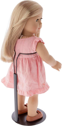Plymor DSP-90W White Adjustable Doll Stand – Fun for Kids & Family - 1 / Black - image 2