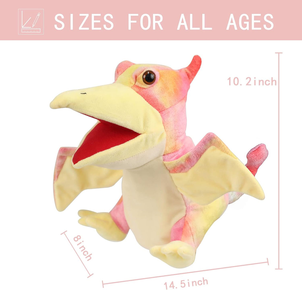 Puppet Hand Puppets for Kids - Dinosaur 2 - image 2