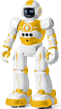 Robot Toys for Kids, Rechargeable Remote & Gesture Control Robots – Fun for Kids & Family - Yellow