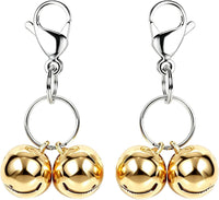 4 Sets Cat Bell for Dog Collar Charm Training Pet Pendant Accessories - X-S / Gold
