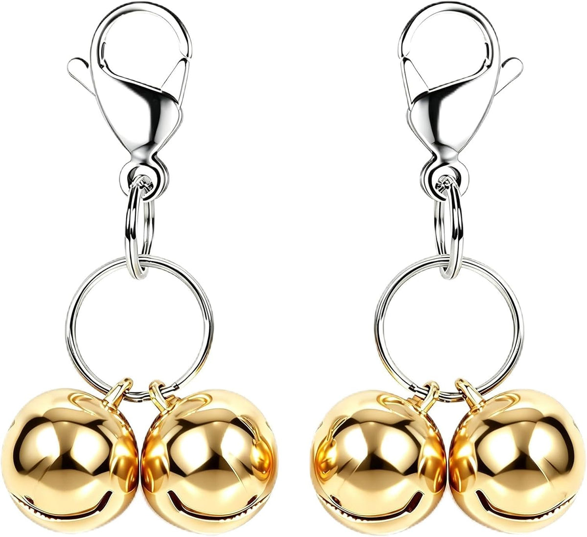 4 Sets Cat Bell for Dog Collar Charm Training Pet Pendant Accessories - X-S / Gold