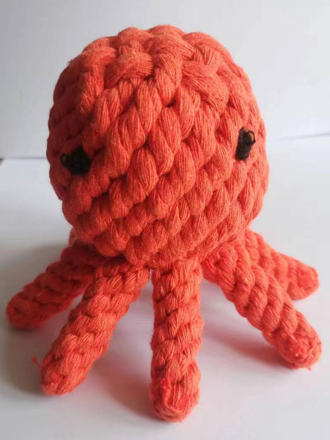 Dog Toys Puppy Teething Chew Toys 3 PCS - orange octopus
