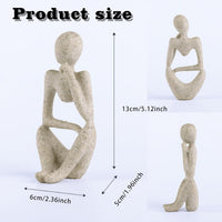 Minimalist Thinker Statue, Fish Tank Decor - Right Thinking - image 3