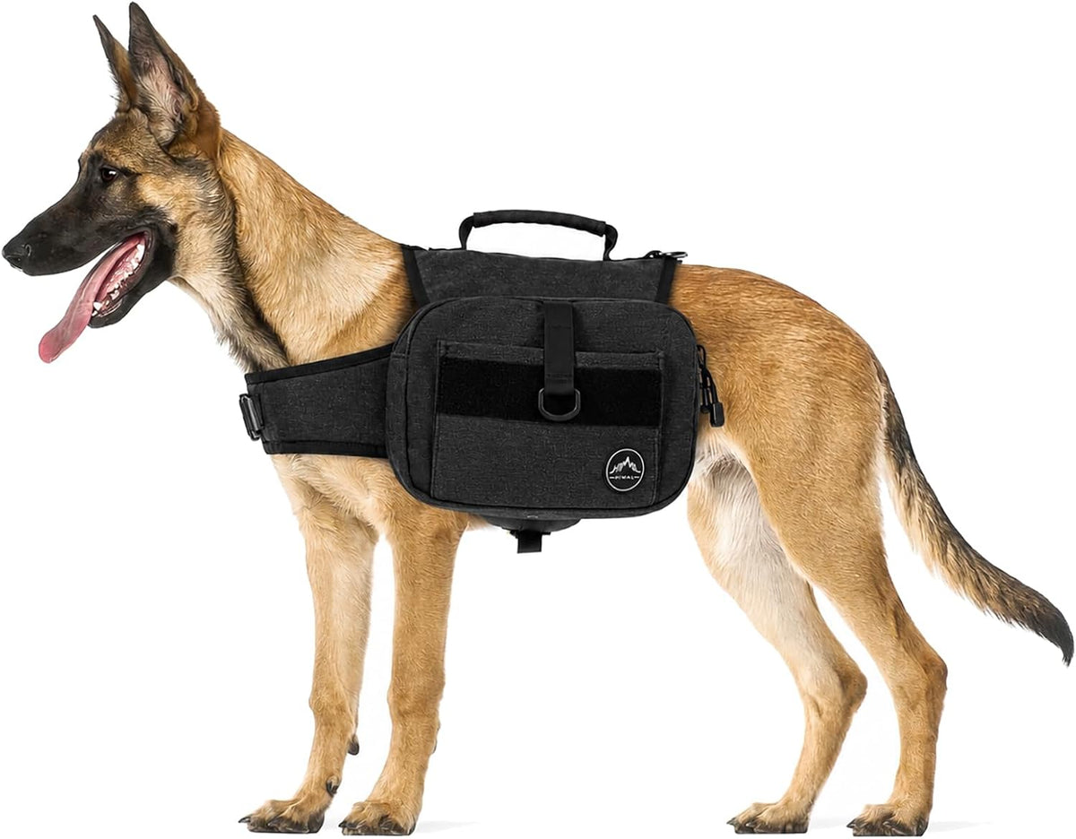 Himal Outdoors Dog Backpack & Saddle Bag - Black