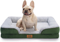 Orthopedic Dog Bed Medium Size Dog, Memory Foam Dog Bed Couch - Green / 30.0" L x 20.0" W x 6.3" Th