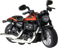 CYYSFIVQZ black 1:14 die cast pull back toy motorcycle with lights and sounds