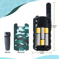 VOOPON green camo walkie talkies for kids with LCD screens - view 6