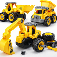 TOY Life 28 PCS Construction Toys for boy Age 3-5 - Construction Toys Sandbox Toys