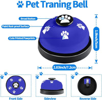 2 Pack Dog Doorbells, Pet Training Bells for Go Outside Potty Training and Communication Device - Blue - image 2