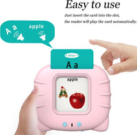 Startcan Talking Flash Cards for Toddlers 1 2 3 4 5 - 510-pink (New Abc+123+ 3 Songs) - image 2