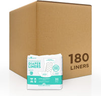 Paw Inspired Disposable Leakproof Dog Diaper Liners - 180 Count (Diaper Liners)
