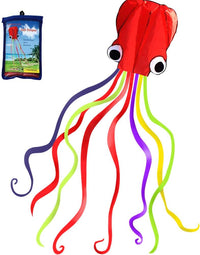 Hengda Kite Soft Octopus Kite Series - 1 / Red