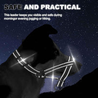 Dog Head Collar, Head Collar with Reflective Strap to Stop Pulling for Small Medium and Large Dogs - M / Red - image 4