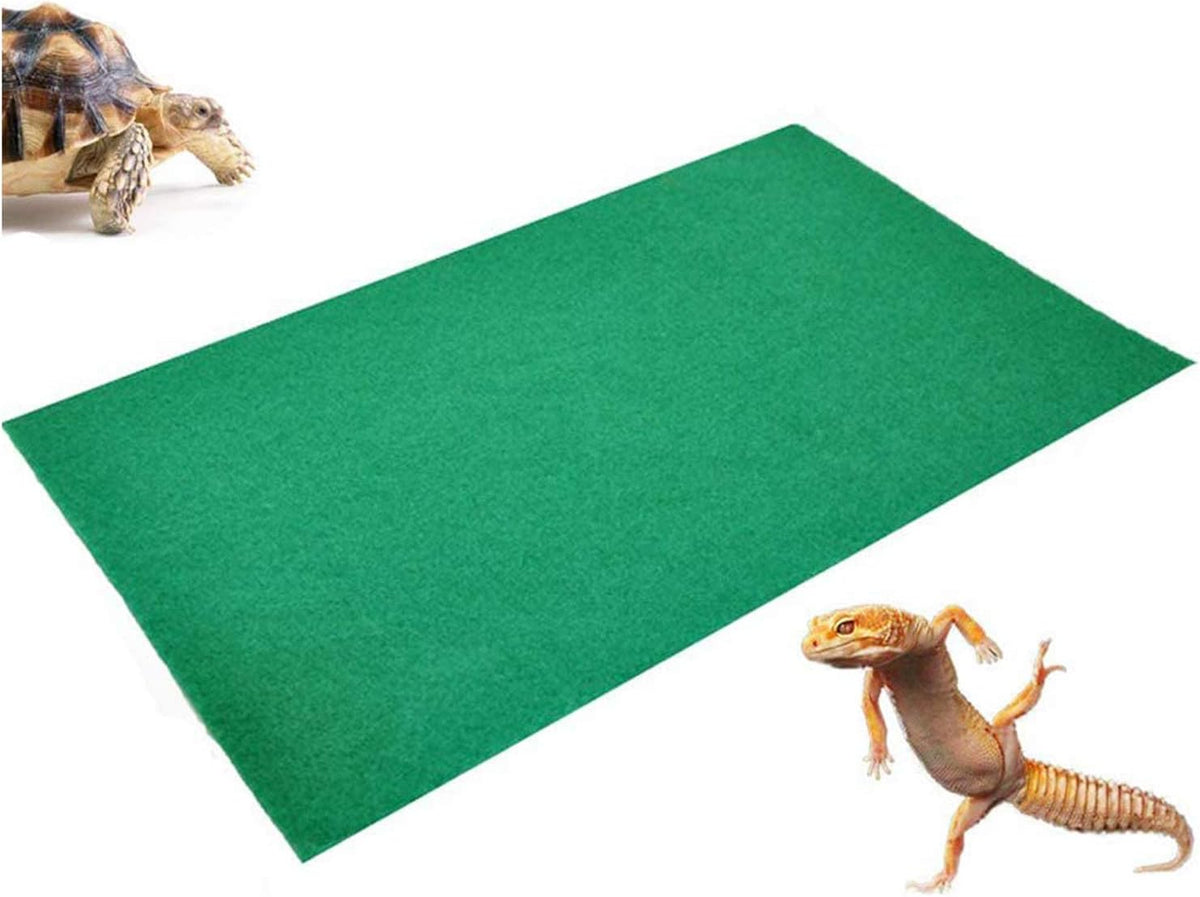 Reptile Carpet, 2 Pack of Bearded Dragon Mat Terrarium Substrate Liner Bedding for Snake Turtle - 47.2" X 23.6" / 1 PC