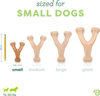 Benebone Wishbone Dog Chew Toy for Aggressive Chewers - REAL Chicken / Small - image 4