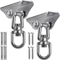 SELEWARE stainless steel swing hanger, heavy duty ceiling mount with swivel - view 5