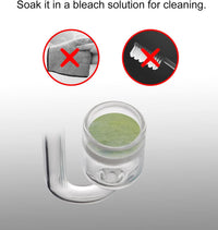 Aquarium Glass CO2 Diffuser Atomizer with U Tube Check Valve Suction - Common version (and without U tube) - image 4