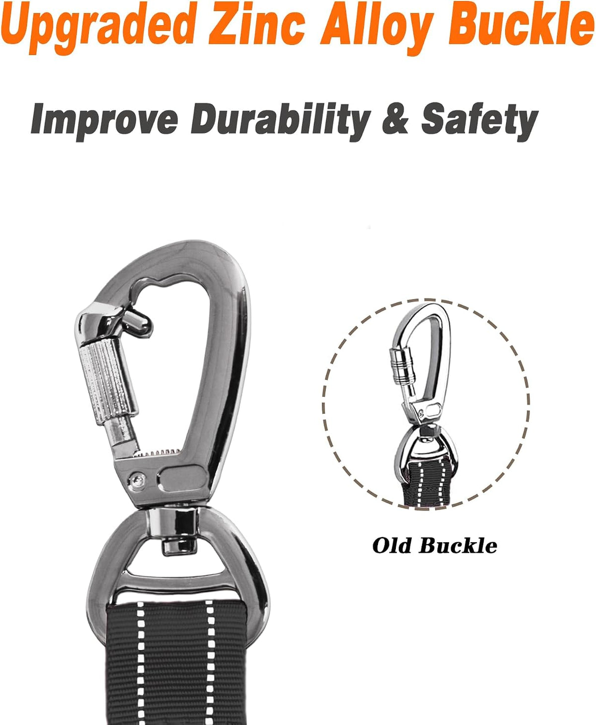 AUBELL Tactical Dog Leash Heavy Duty - Black - image 2