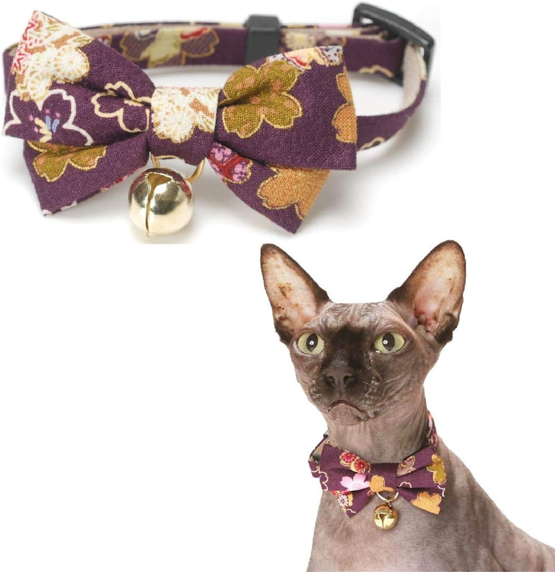Necoichi Kimono Bow Tie Cat Collar – Essentials for Cats