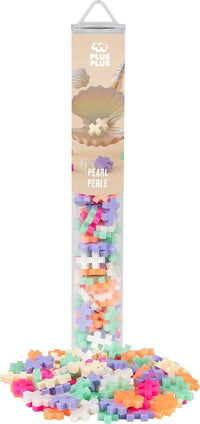 PLUS 240 Piece Glow in the Dark Mix, Mini Waffle Blocks - Pearl Mix Play Tube - image 4