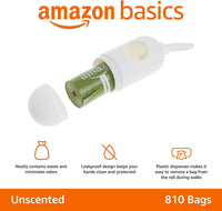 Amazon Basics Premium Leak Proof Dog Poop Bags with Dispenser - 810 Bags - image 3