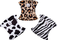CuteBone Dog Diapers Male Washable Belly Band for Male Dogs Wraps 3pcs a Pack DM39M