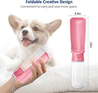 WePet Foldable Portable Dog Water Bottle Puppy Water Dispenser - #03 Pink / 19 oz - image 3