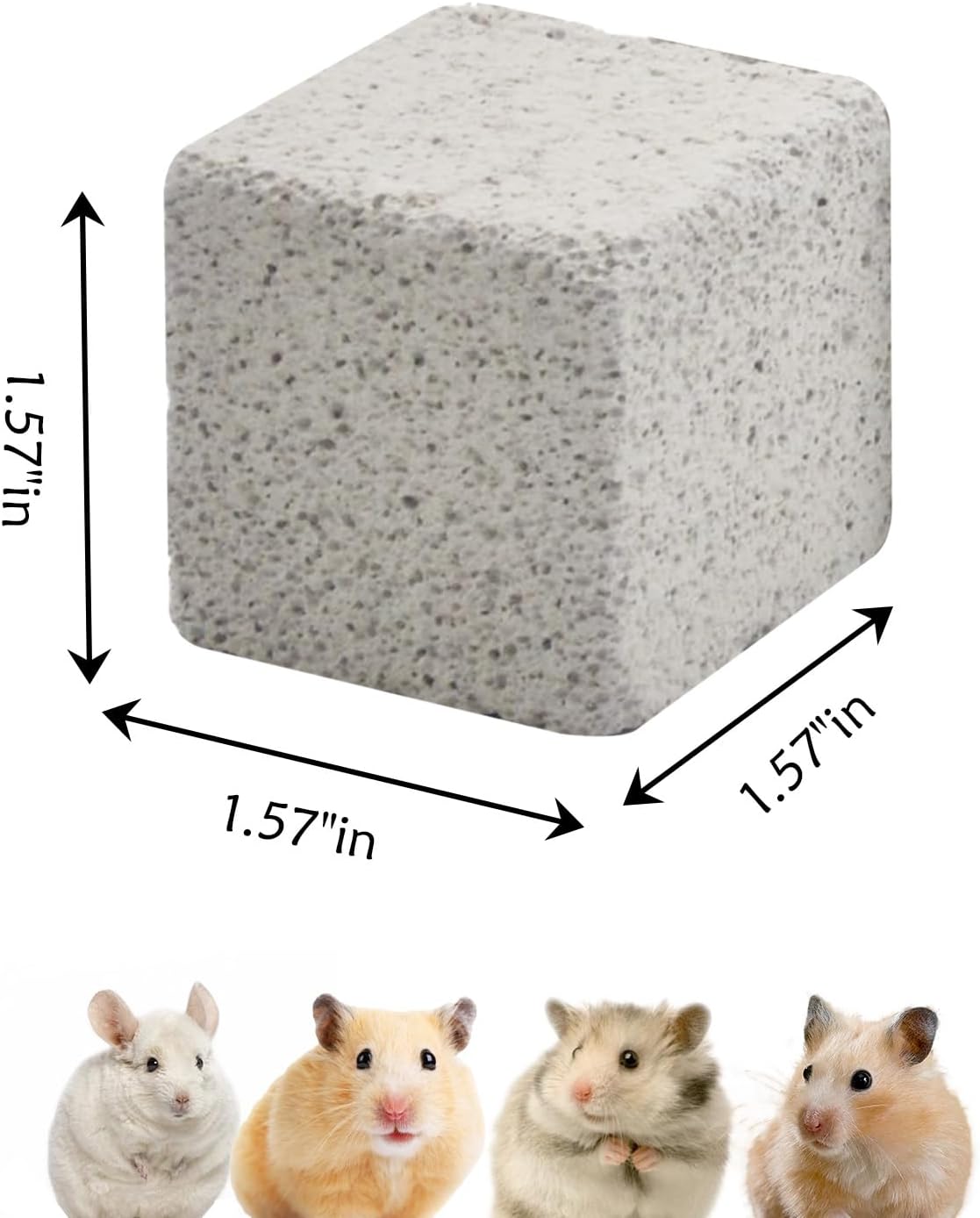 PINVNBY 15 Pcs Rabbits Lava Blocks Bunny Teeth Grinding Stone Small - 【9 PCS】 - image 3
