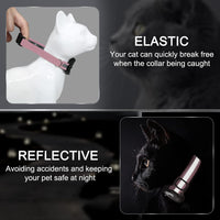 Reflective AirTag Cat Collar - Pink / S(9"-13") - image 2