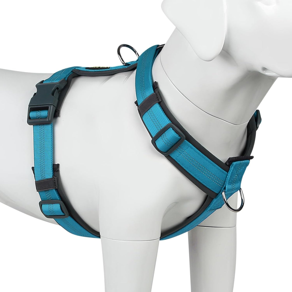 Plutus Pet No Pull Dog Harness - M / Cyan