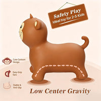 INPANY Bouncy Bull, Cow Hopper for Cowboys, Kid Gifts Toy - Brown Monkey - image 3