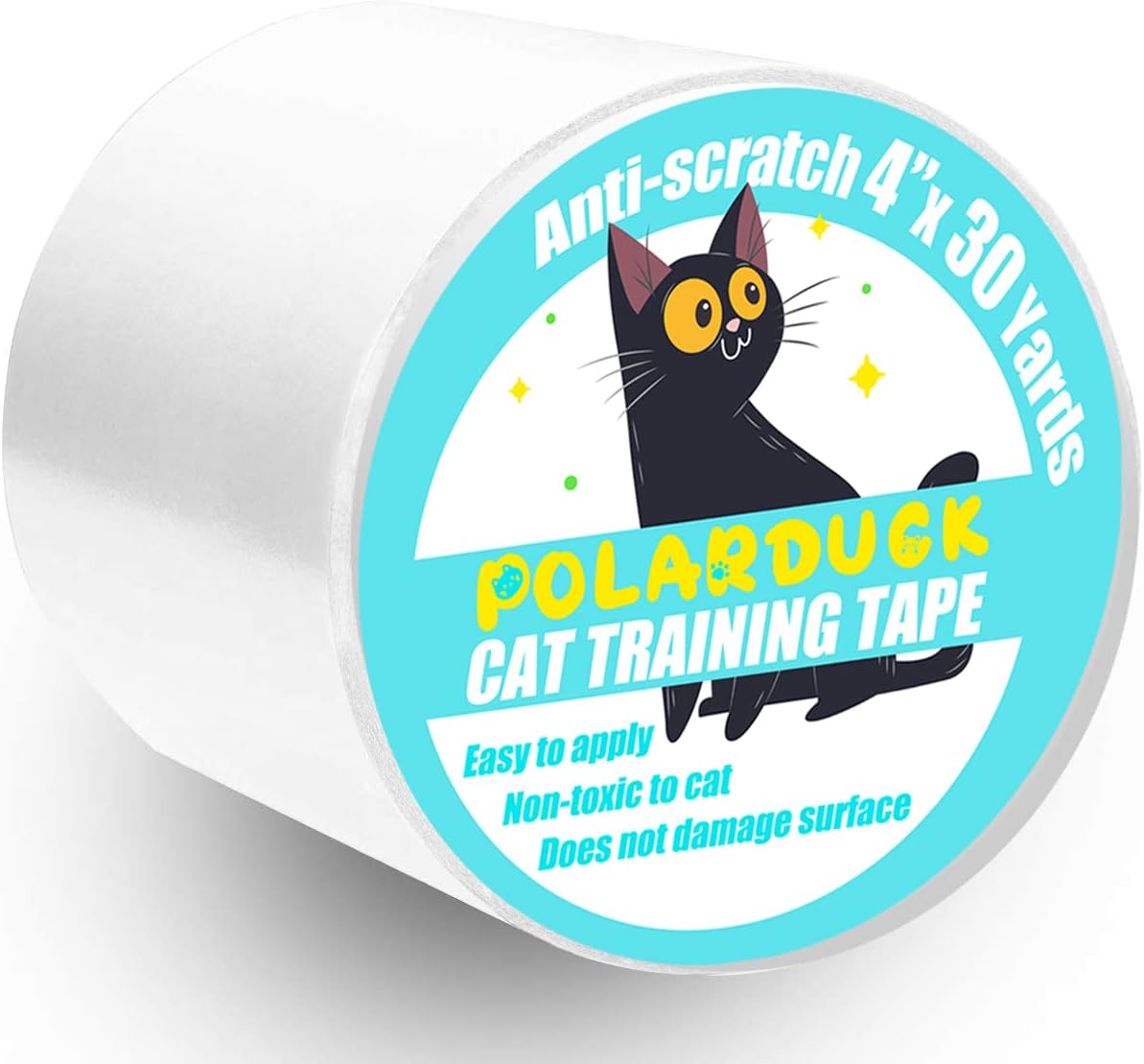 Anti Cat Scratch Tape: 4 inches x 30 Yards Cat Training Tape 100% - 4 Inches X 30 Yards
