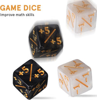 TOPPERFUN 24 black acrylic +1 token D6 counter dice for card games - view 11