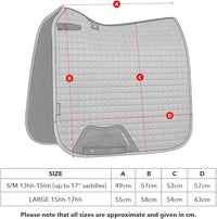 LeMieux Suede Dressage Square - English Saddle Pads for Horses - Equestrian Riding Equipment and Accessories