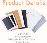 Inkless Paw Print Kit, Dog Paw Print Kit, Dog Nose Print Kit - Black / Small-Medium 2 Pack - image 2