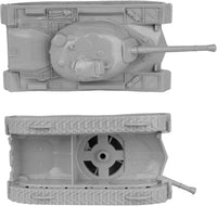 TimMee Toy Tanks for Plastic Army Men, OD Green WW2 3pc - Gray - image 3