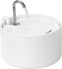 Upgrade 2.2L/78oz Ceramic Pet Fountain - 2.2L- White