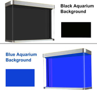 ELEBOX Aquarium Background Blue Black Fish Tank Background Wallpaper - 11.8" H x 16.5" L - image 4