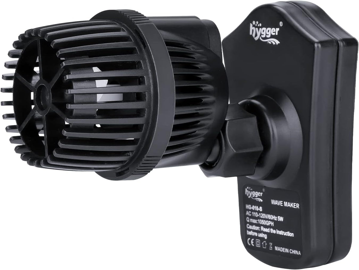 hygger 1050 GPH Aquarium Wave Maker Pump with Strong Magnetic Suction - 1050GPH (5W)