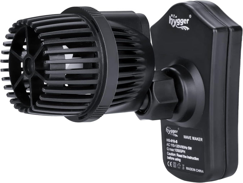 hygger 1050 GPH Aquarium Wave Maker Pump with Strong Magnetic Suction - 1050GPH (5W)