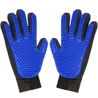 1 Pair Pet Grooming Glove,Gentle Deshedding Brush Glove Hair Remover Brush for Dogs,Cats & Horses with Long & Short Fur