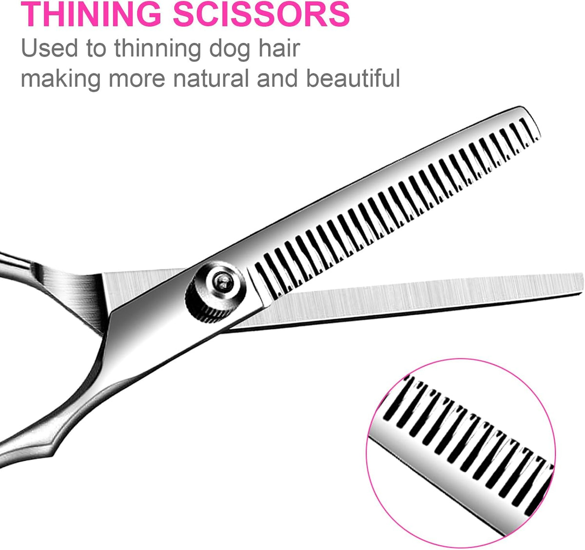 TINMARDA Dog Grooming Kit - Pink / 5 Piece - image 3