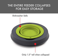 Dexas Pets Elevated Pet Feeder, 4 Cup Capacity - Large/4 Cup Capacity / Green - image 4