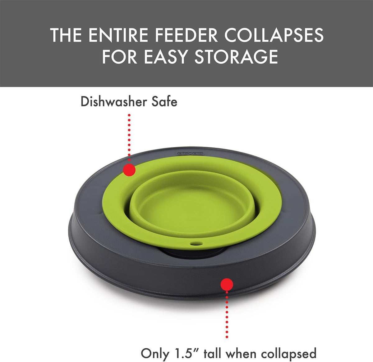 Dexas Pets Elevated Pet Feeder, 4 Cup Capacity - Large/4 Cup Capacity / Green - image 4