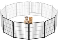 FXW Rollick Unleashed Dog Playpen for Indoor, Yard, RV Camping, 32 inch 4 Panels for Small and Medium Dogs, Black│Patented