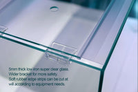 Low Iron Glass Ultra Clear Rimless Aquarium Tank - 4.6Gal 10.2"L×10.2"W×10.2"H - image 4