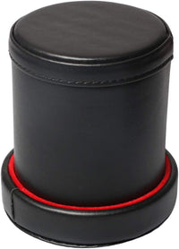Leatherette Dice Cup with Lid Includes 6 Dices - Red - image 4