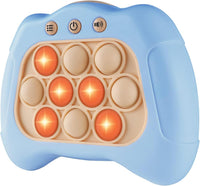 Intoypad Handheld Speed Push Pop Game Fun Sensory Fidget Toy for Kids - Light Blue