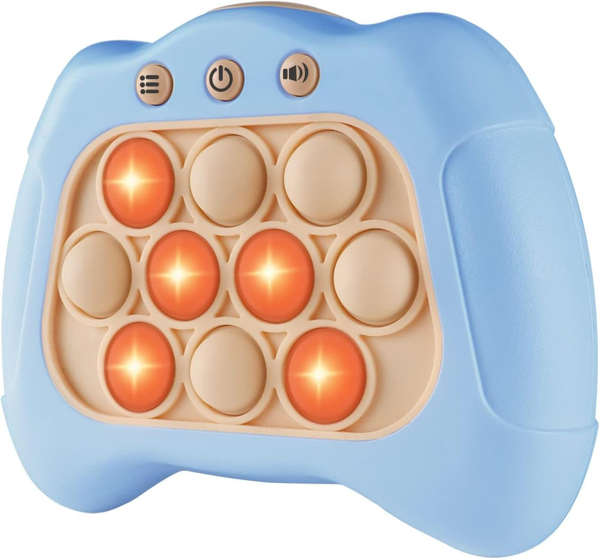 Intoypad Handheld Speed Push Pop Game Fun Sensory Fidget Toy for Kids - Light Blue